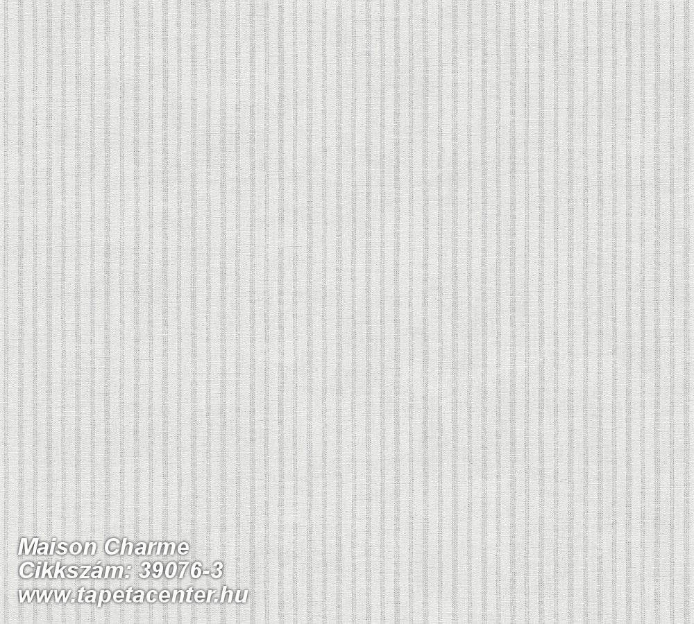 Csíkos,textil hatású,textilmintás,szürke,illesztés mentes,súrolható,vlies tapéta 